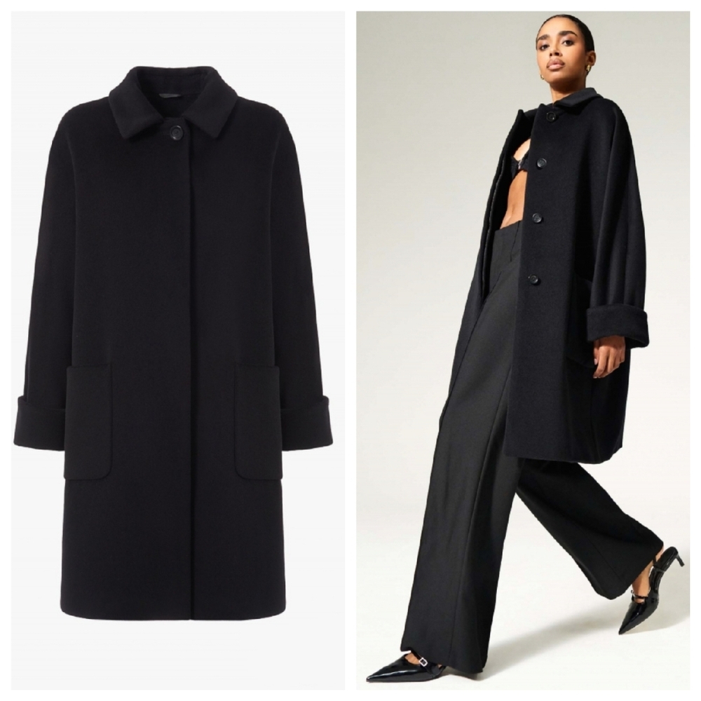 CINZIA Rocca 4 Baby Alpaca Trench Long Coat